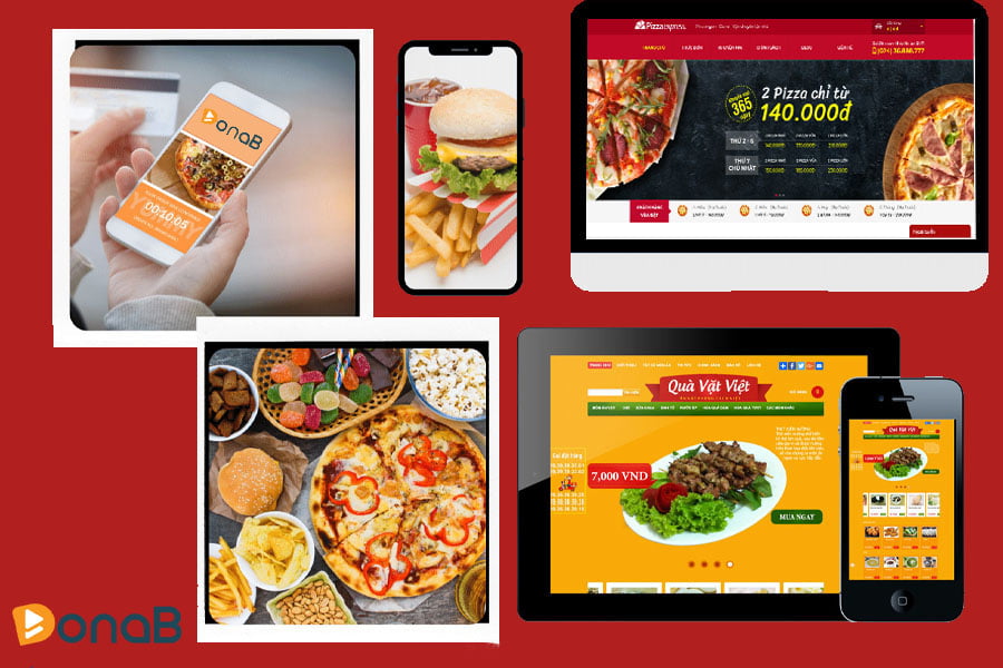 thiết kế website bán thức ăn vặt trọn gói
