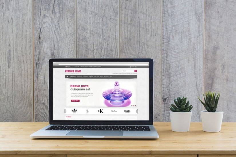 Dịch vụ thiết kế web bán nước hoa - Donaweb